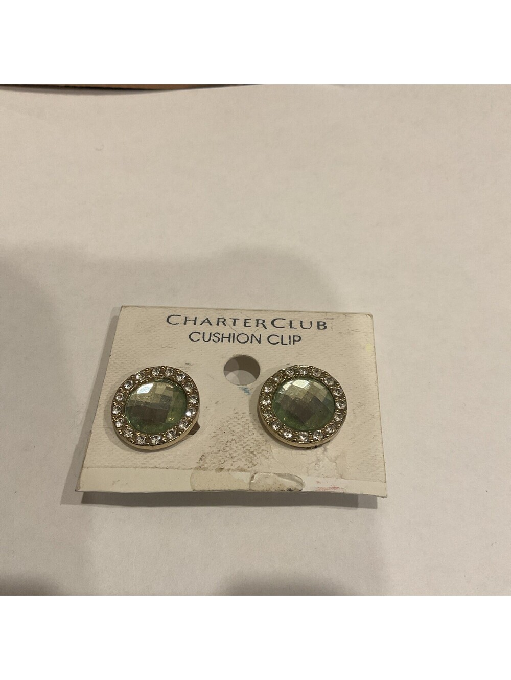 Charter Club Cushion Clip Clip On Earrings 145